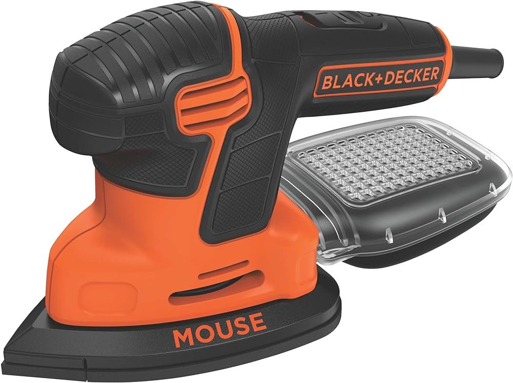 BLACK+DECKER Detail Sander, 1.2 Amp, 16,000 OPM, Compact Design, 3-Position Grip for Comfort, Inc... | Amazon (US)