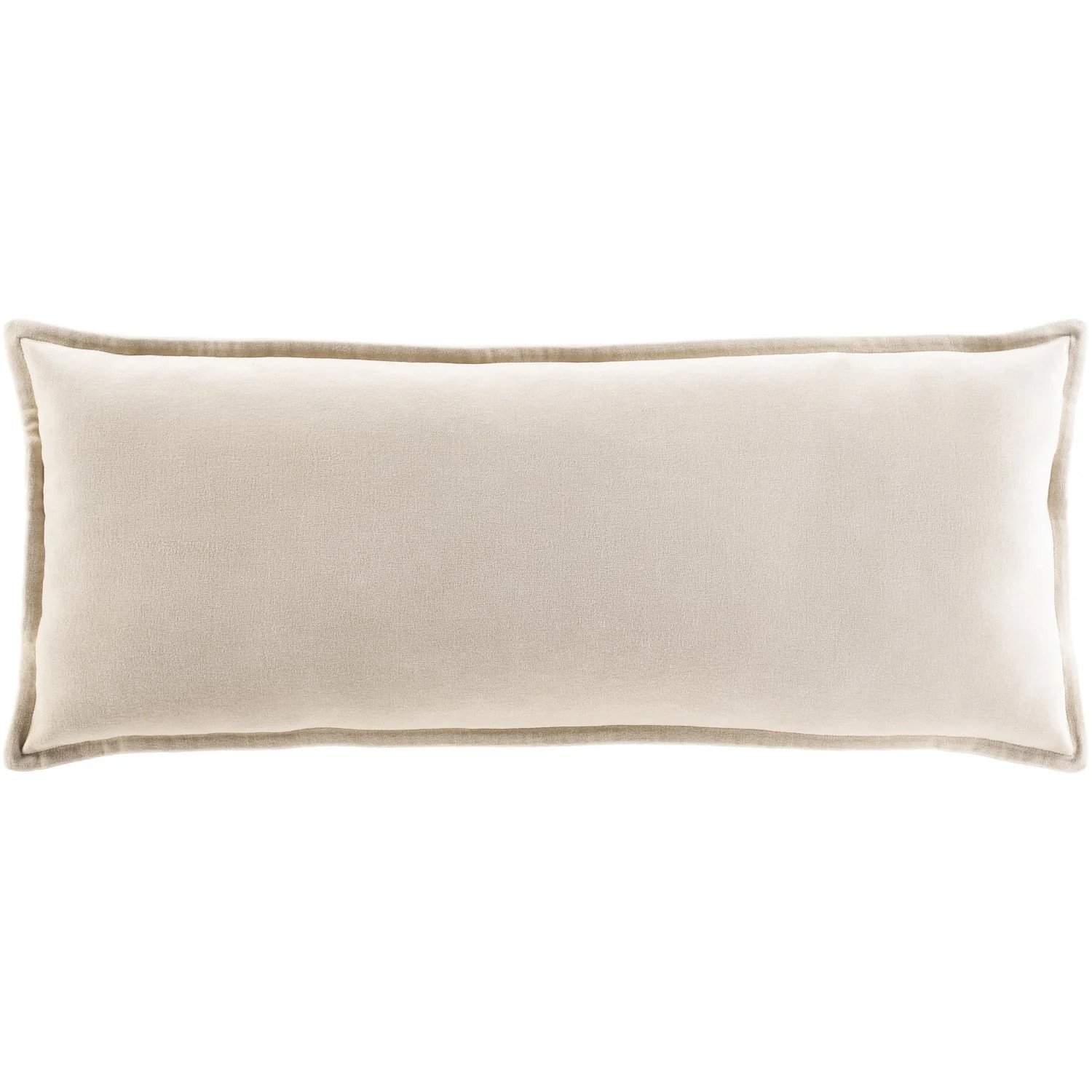 Cotton Velvet Lumbar Pillow in Various Colorways | Burke Decor