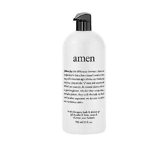 philosophy 32 oz amen men's shower gel | QVC