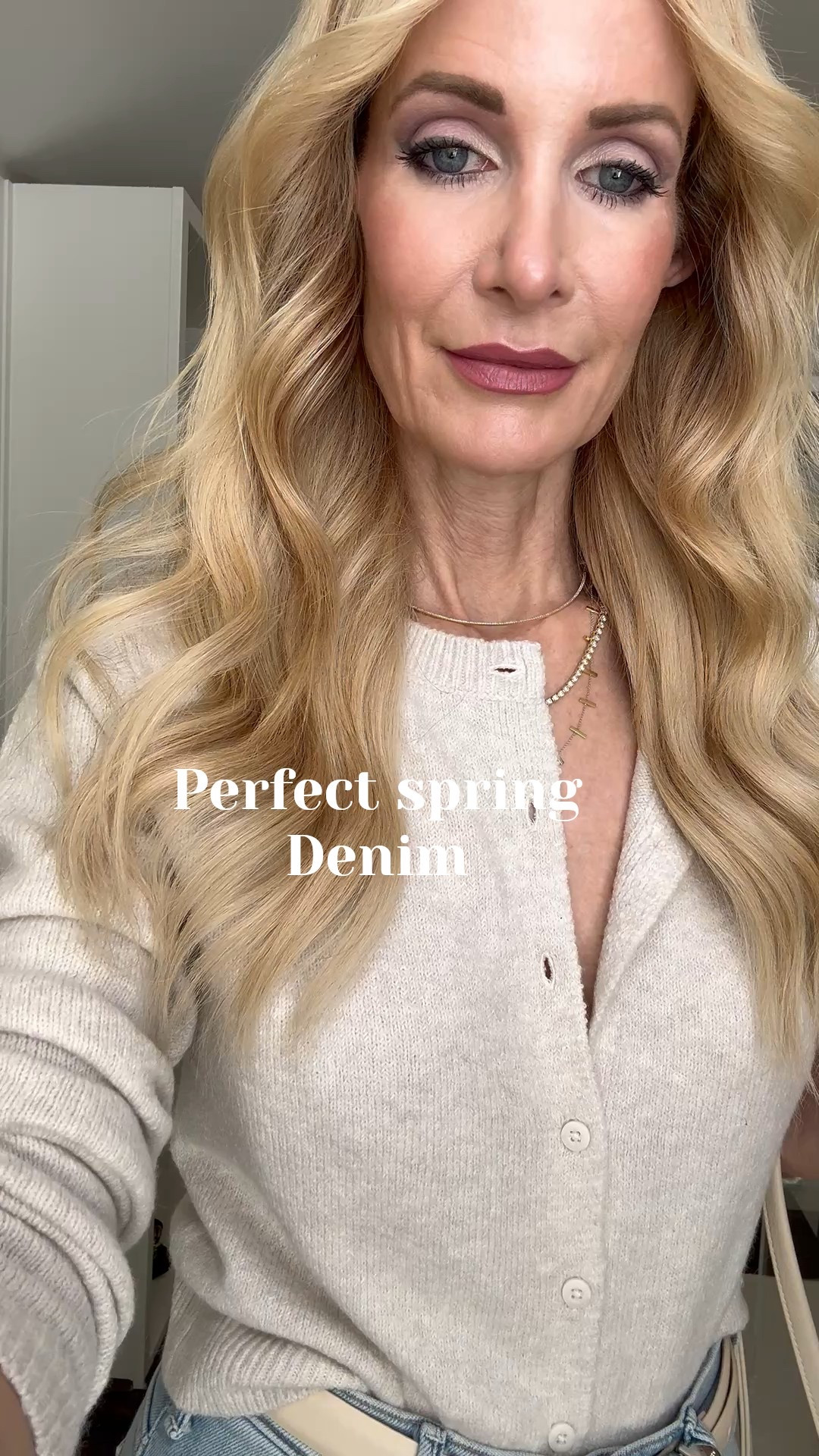 These might just be the most flattering jeans I’ve ever put on. 🤍 Meet my favorite Mother wide-leg jeans in this new light wash—and trust me, they’re already a winner. The darker blue and black versions were both top sellers on So Heather in 2025, and for good reason. They’re high-waisted, insanely slimming, with a wide-leg silhouette that makes your legs look long and lean. Just the right amount of stretch so they hug your curves in all the right places while still being incredibly comfortable. This light wash is going to be perfect for spring and summer—so good with all the lighter, brighter colors. Comfortable and slimming (yes, both). Highly recommend. ✨ For reference: • I’m wearing a size 24 in the jeans • XS in the super soft cardigan.  

 #LTKgrwm #LTKootd #LTKOver40