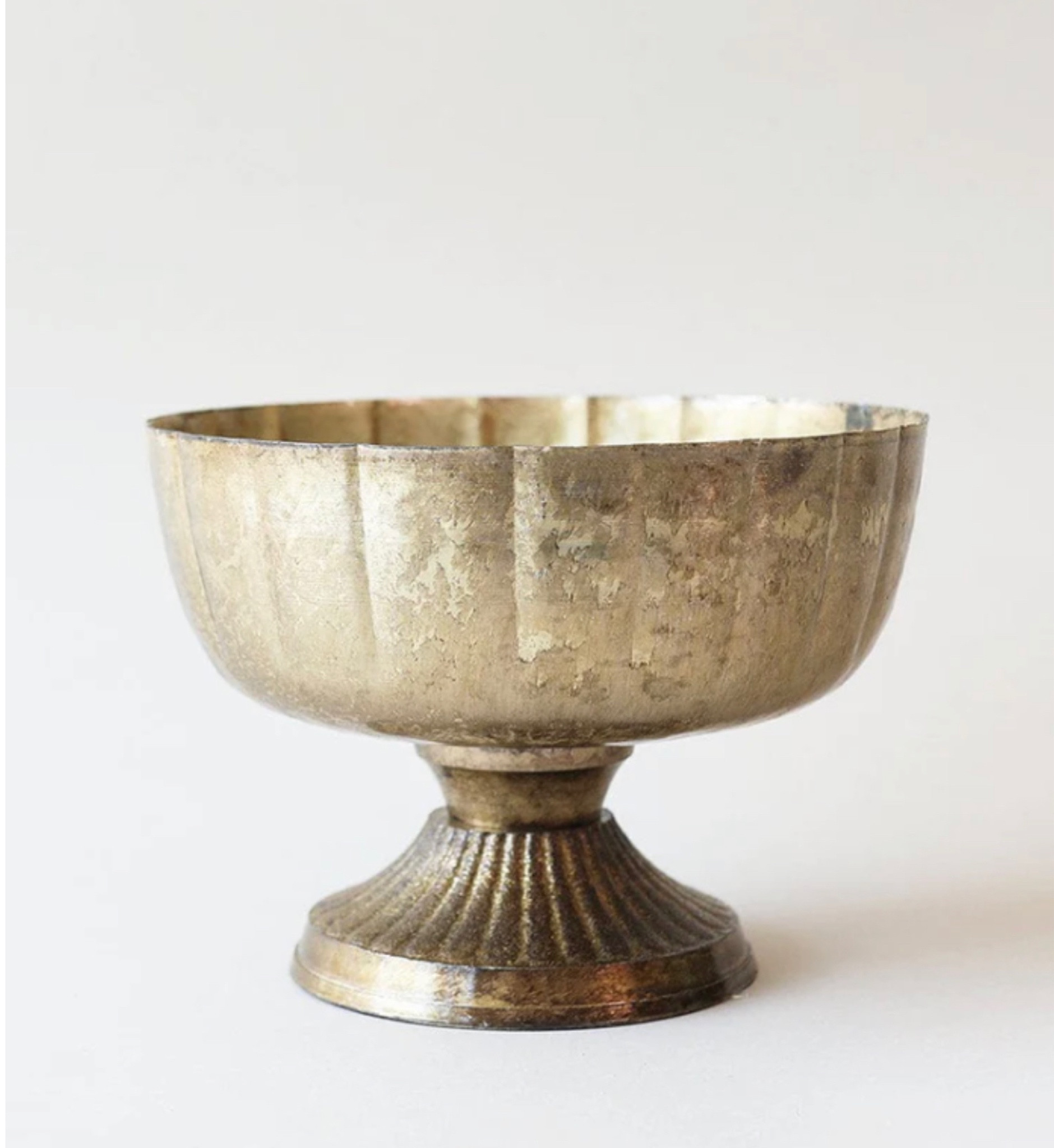 This gold metal compote with a vintage vibe is perfect for your florals when an insert is used  

#LTKSeasonal #LTKhome