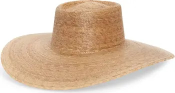 Palma Wide Brim Straw Boater Hat | Nordstrom