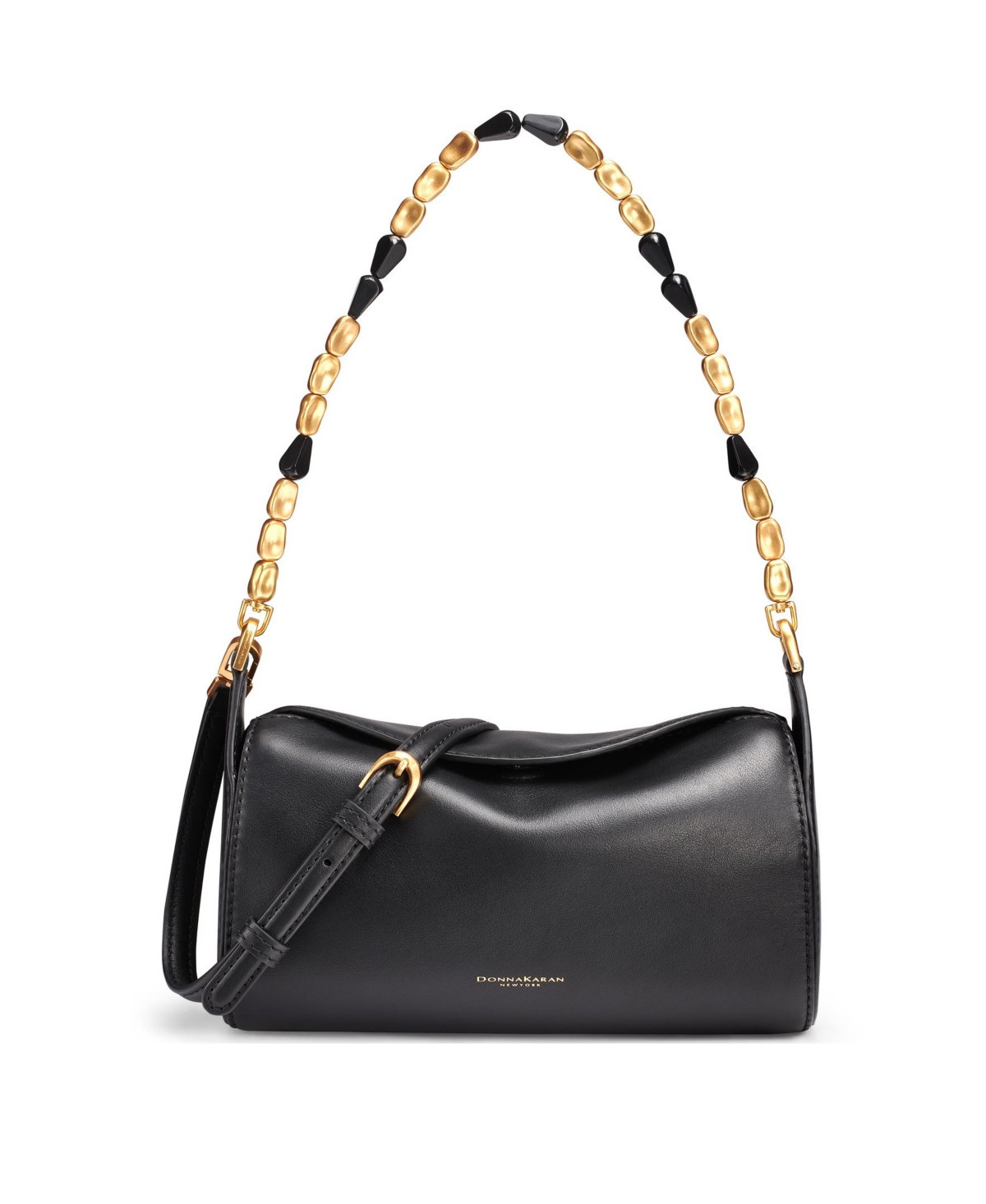 Donna Karan New York Women's Crinoline Crossbody Handbag - Black, Gold | Macy's