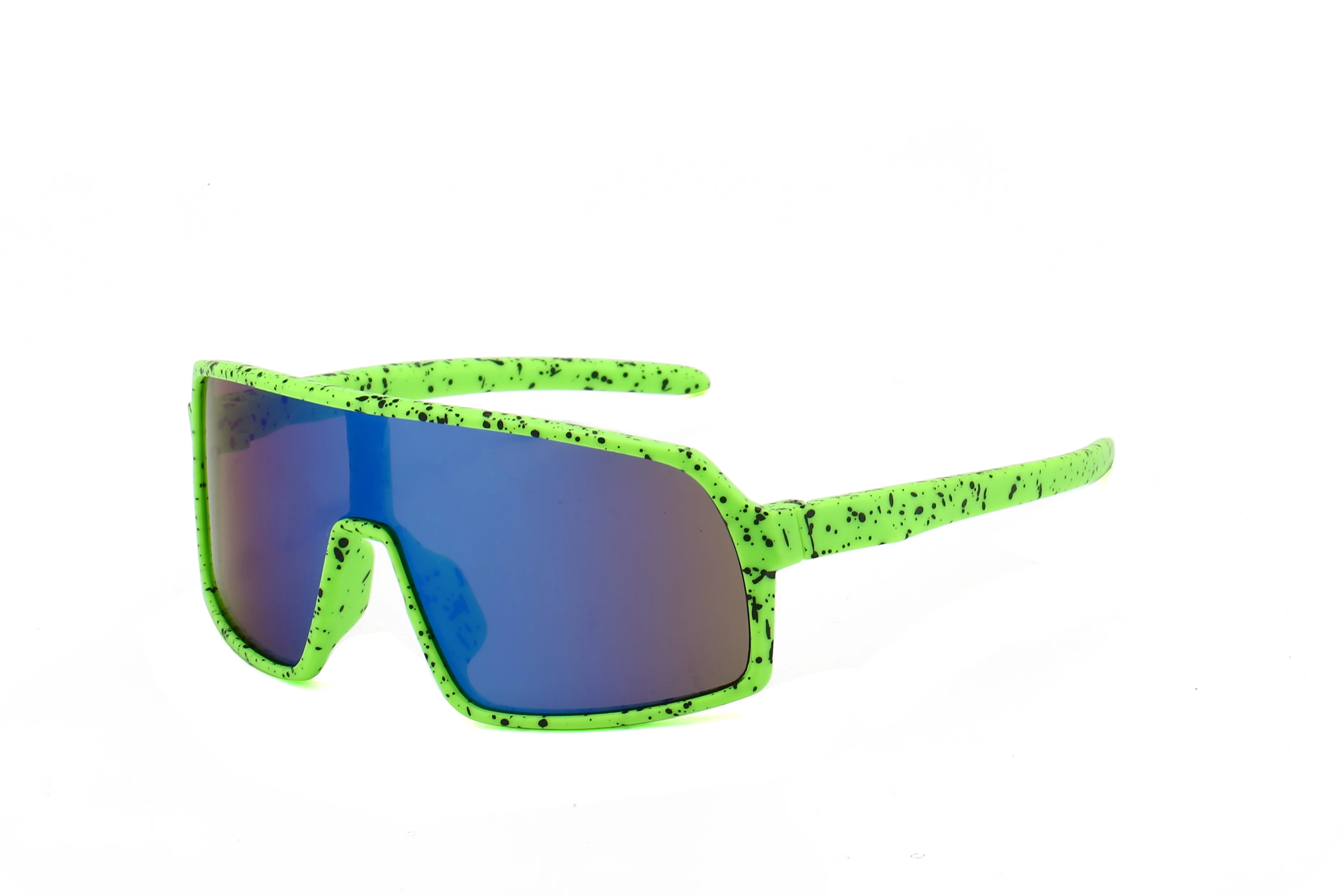 Piranha Eyewear Resume Sports Wrap Shield Neon Green Sunglasses for Kids | Walmart (US)