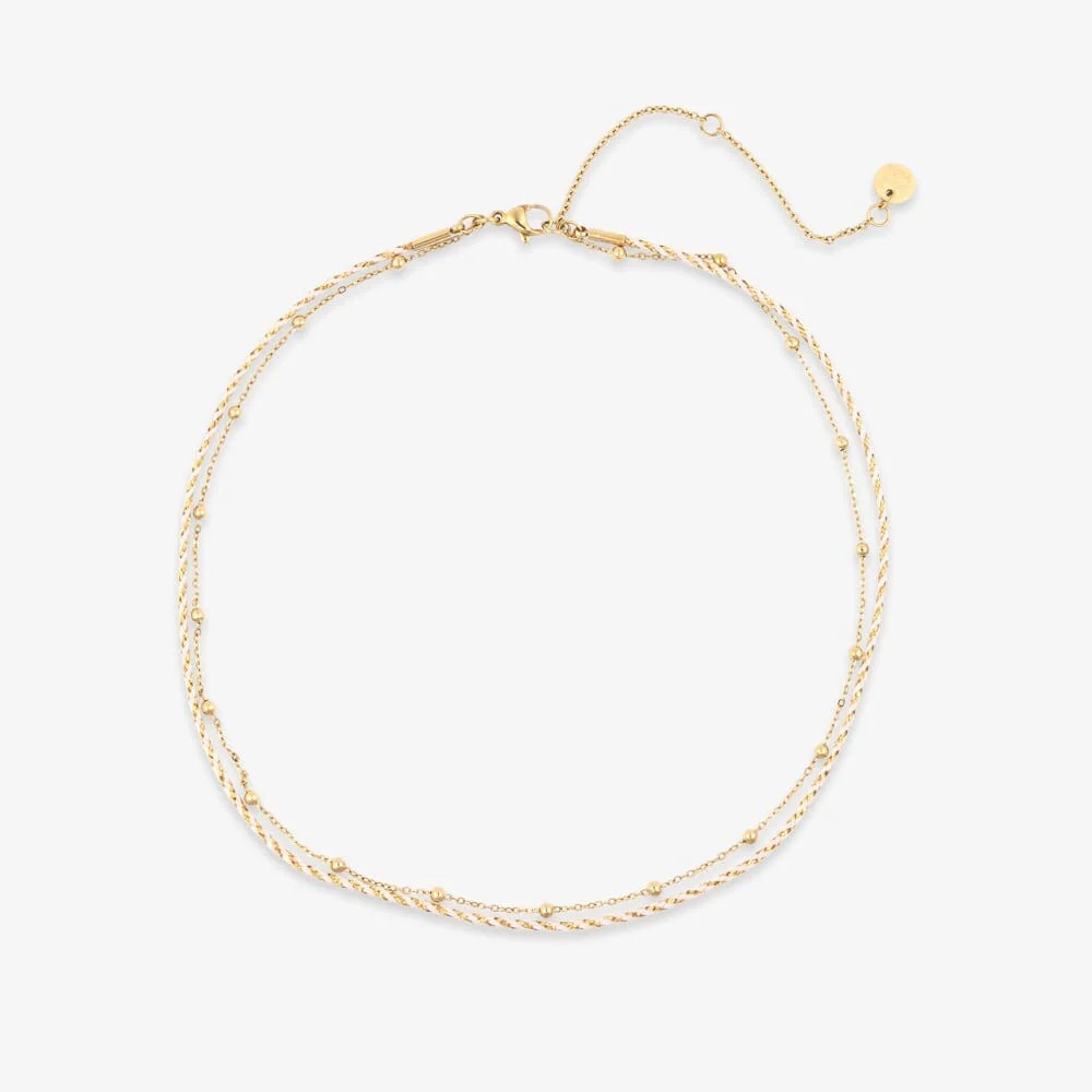Chain and Thread Choker | Pura Vida Bracelets