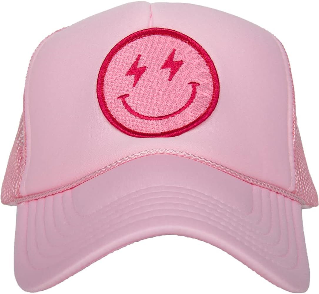 KATYDID Lightning Happy Face Baseball Hat - Trucker Hat for Women - Stylish Cute Baseball Cap | Amazon (US)