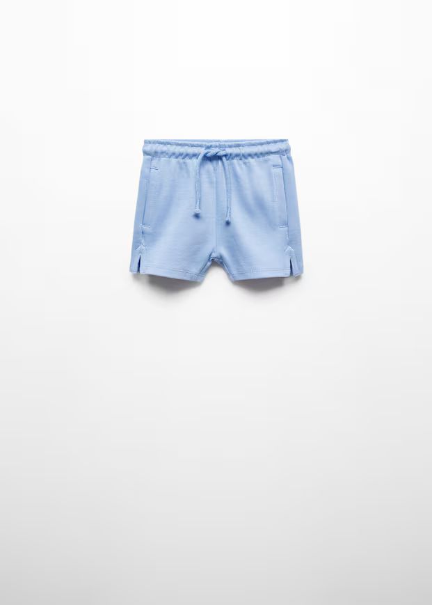 Cotton shorts with elastic waist -  Teenage girl | Mango Teen USA | MANGO (US)
