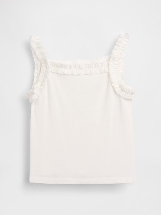 Baby & Toddler Rib Ruffle Apron Tank Top | Gap (US)