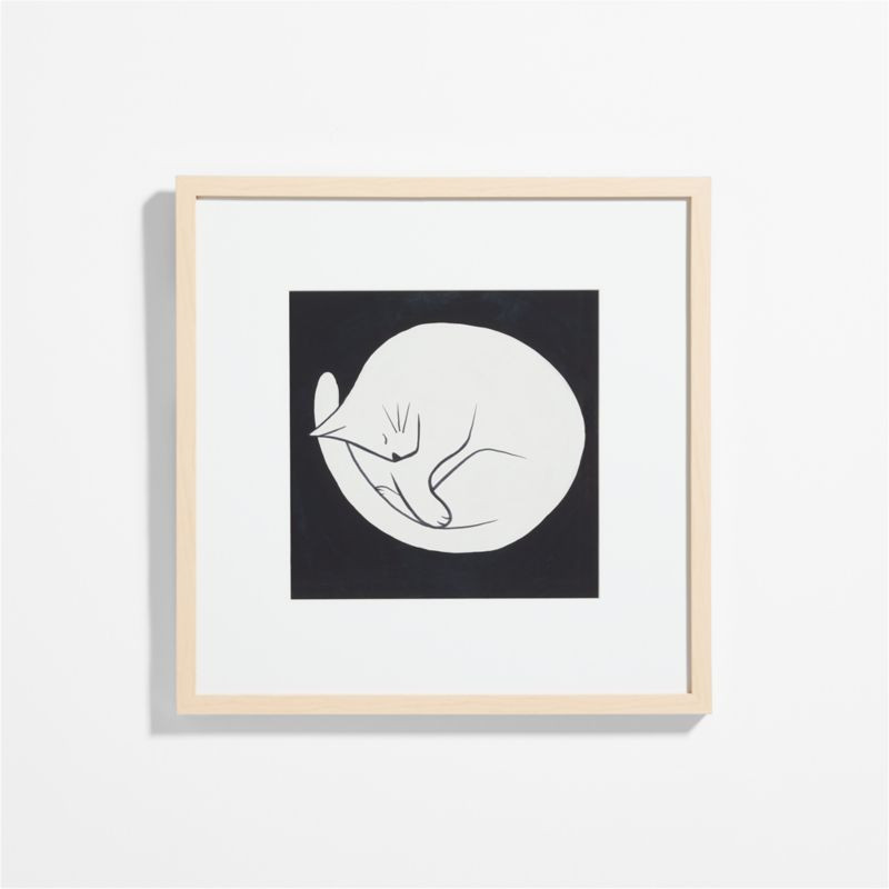 Cat Framed Wall Art | Crate & Kids | Crate & Barrel