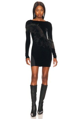 Camila Coelho Florence Mini Dress in Black from Revolve.com | Revolve Clothing (Global)