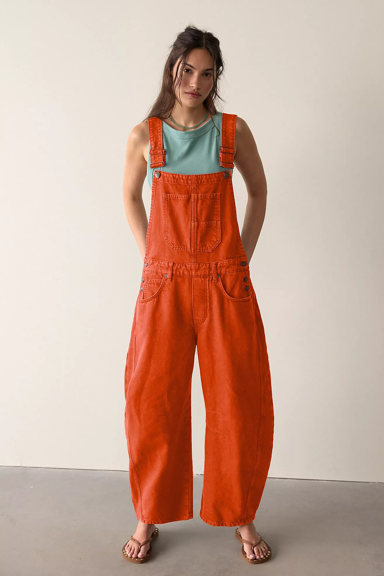 We The Free Good Luck Barrel Overalls | Free People (Global - UK&FR Excluded)
