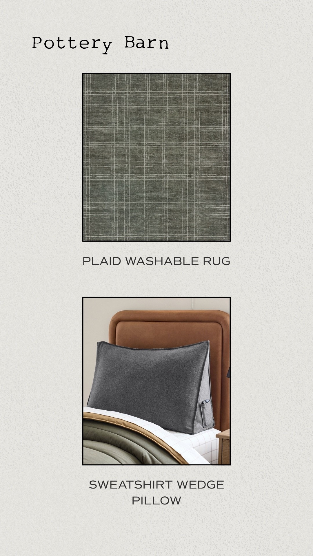 Dorm room picks! Pottery barn Plaid Washable rug and Sweatshirt wedge pillow.

#LTKmomlife #LTKHome #LTKKids