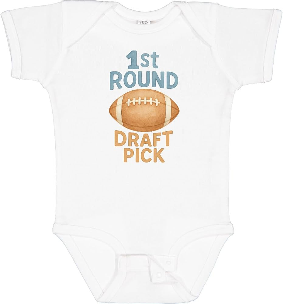 inktastic 1st Round Draft Pick Baby Bodysuit | Amazon (US)