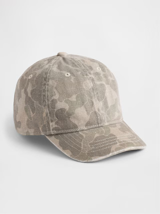 Kids Organic Cotton Camo Baseball Hat | Gap (US)