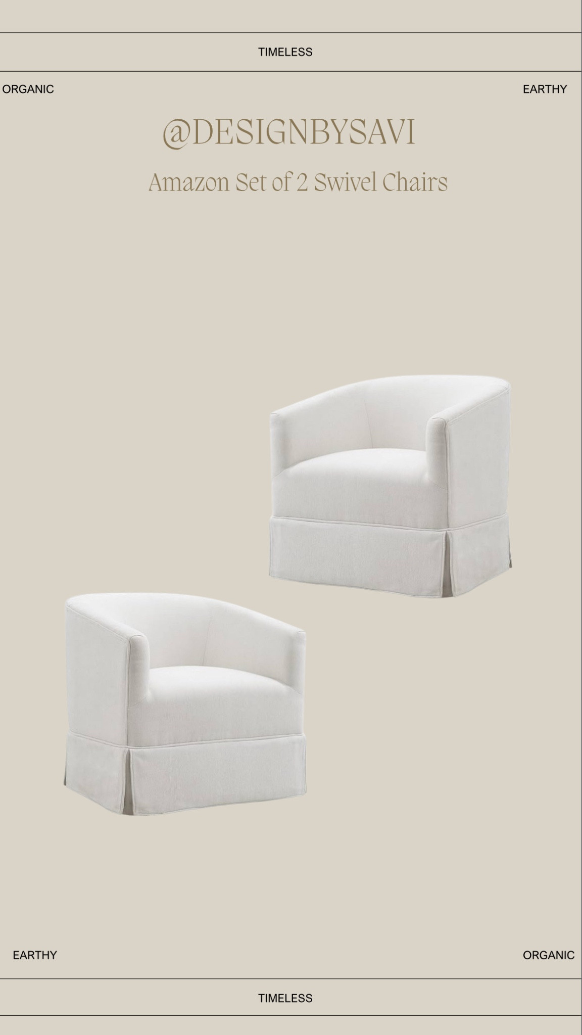 Amazon swivel chairs set of 2 🩷

Amazon home 
Amazon swivel chairs 
Amazon accent chairs 
Accent chair
Modern chairs
Linen chairs 
Home


#LTKhome #LTKstyletip