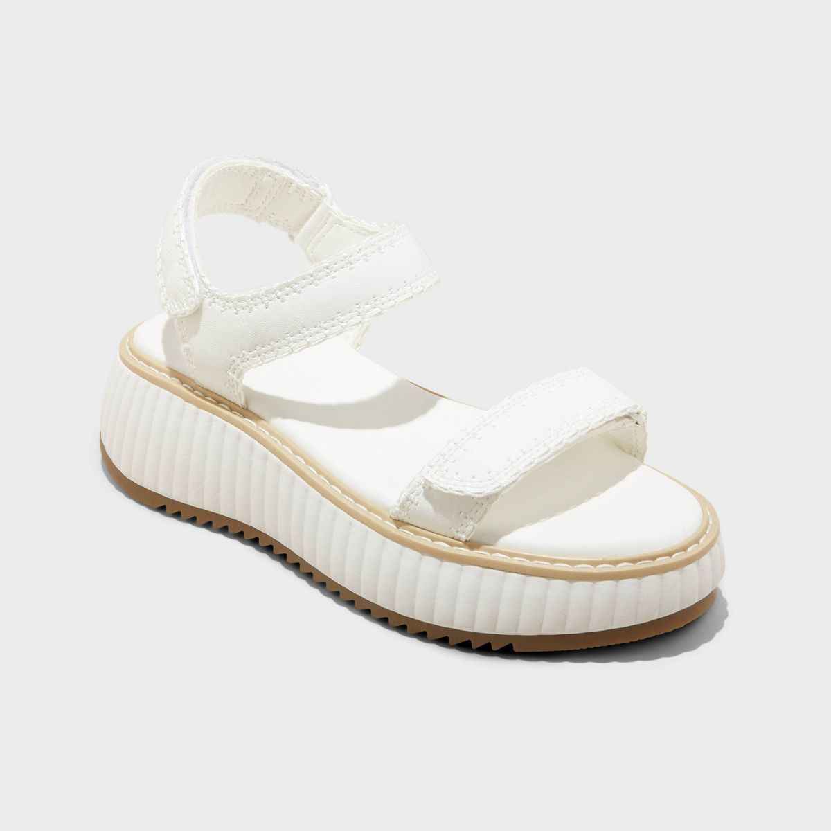 Women's Joey Platform Sport Sandals - Universal Thread™ White 7 | Target