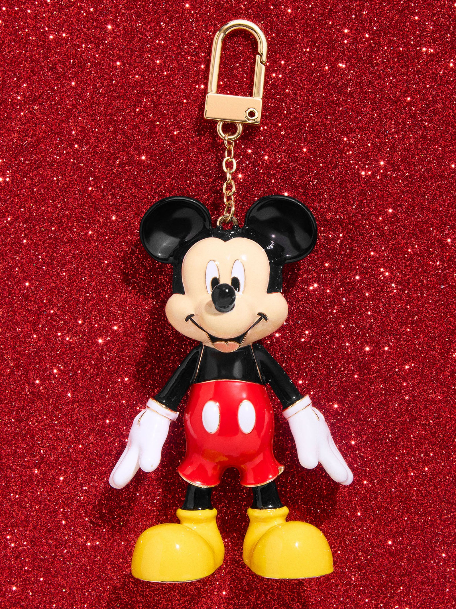 Disney Mickey Mouse Enamel Bag Charm - Mickey Mouse | BaubleBar (US)