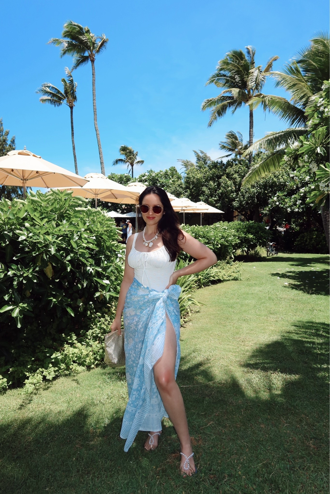 Hawaii OOTD 🌈✨ this Amazon one piece swimsuit is really nice! Has adjustable straps and is a thick fabric. Also LOVE this blue Amazon surrong beach coverup! This entire outfit looks designed for way less!

#LTKTravel #LTKSwim #LTKootd