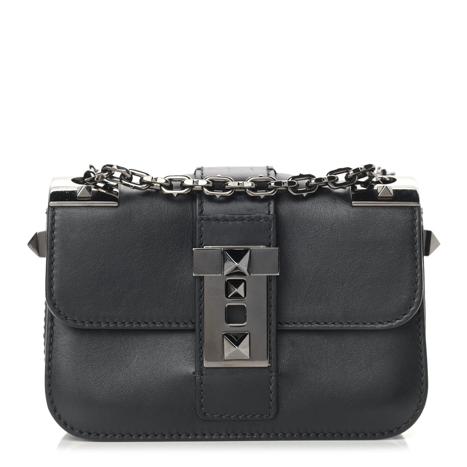 VALENTINO

Vitello Rockstud Crossbody Bag Black | Fashionphile