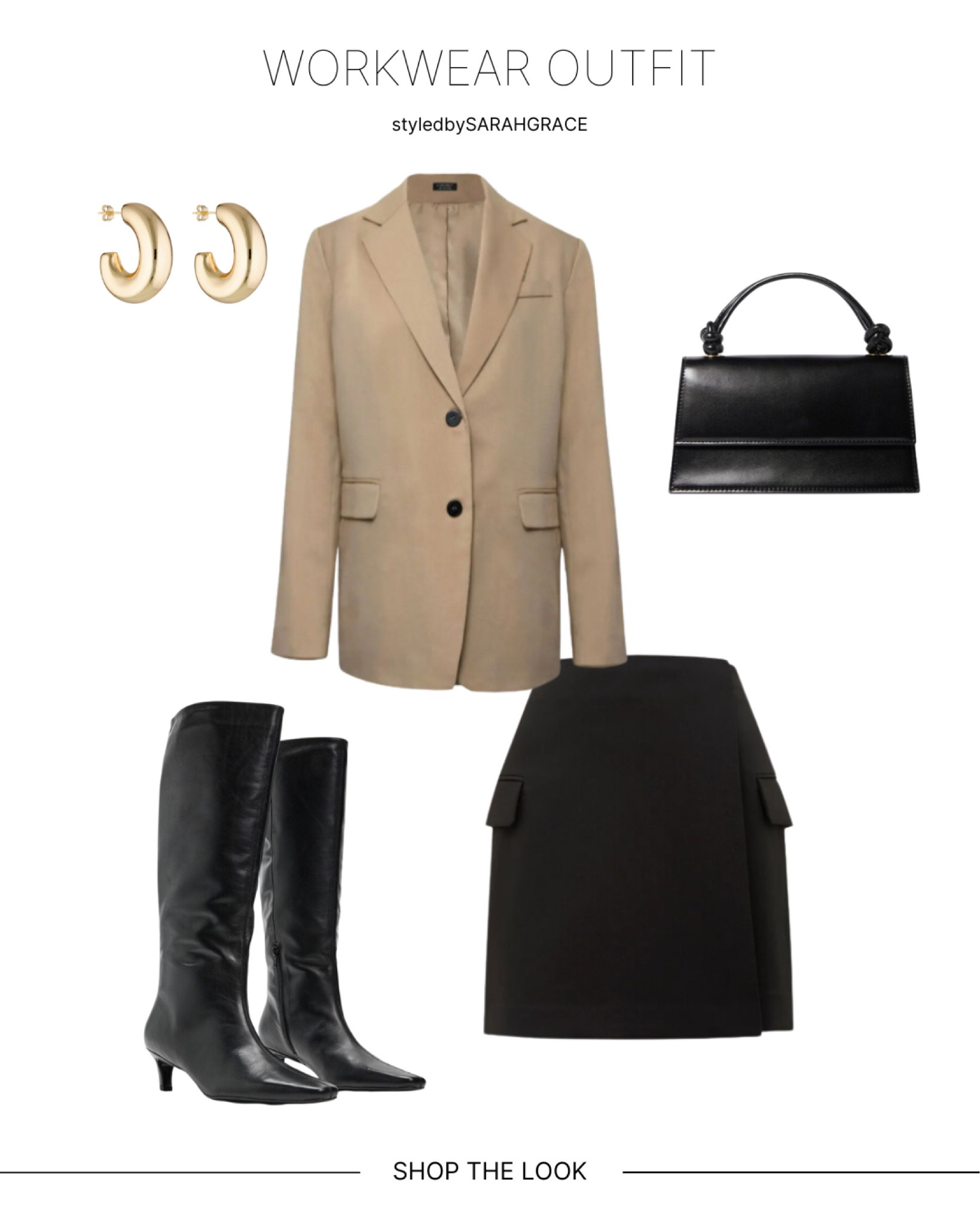 The perfect day to night workwear outfit! 
Shop below 

#workwearoutfit #chicworklook #capsulewardrobe #camelblazer #miniskirt 

#LTKstyletip #LTKfit #LTKworkwear