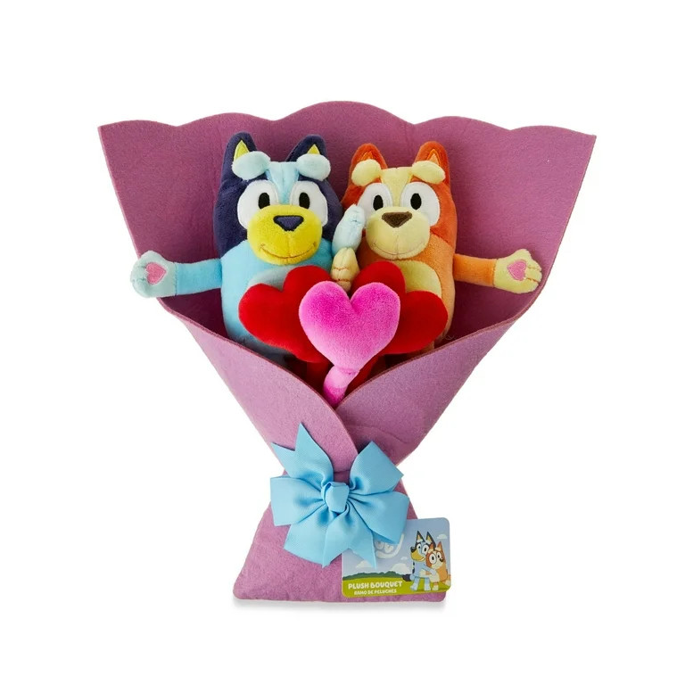 15" Bluey and Bingo Valentines Plush Bouquet | Walmart (US)