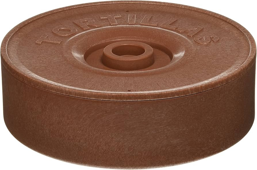 Winco PTW-8 8-1/2-Inch Diameter Tortilla Warmer, 2-5/8-Inch Height,Brown,Medium | Amazon (US)