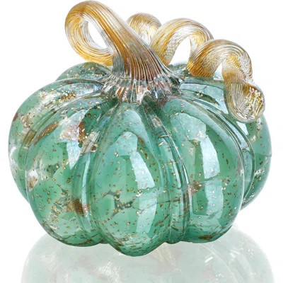 5" Blown Glass Pumpkin Figurines Collectibles Halloween Fall Decor | Wayfair North America