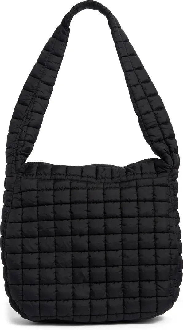 Oversize Square Quilt Nylon Hobo Bag | Nordstrom Rack