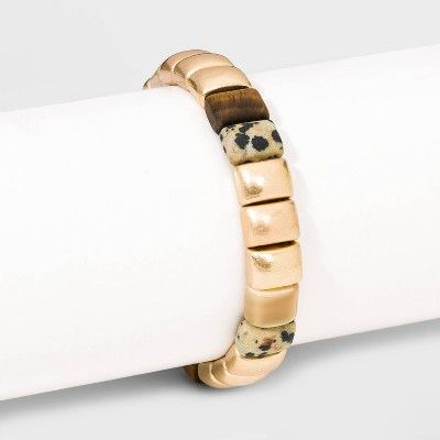 Semi-Precious Stones Stretch Bracelet - Universal Thread™ | Target