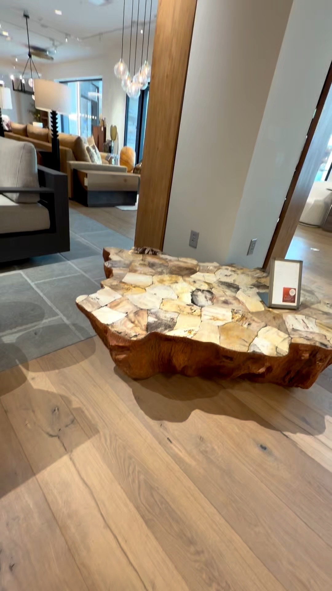 This coffee table is a conversation all by itself. It brings dimension to your room and adds depth to the decor in your living room. #arhaus #coffeetable #livingroom

#LTKHome