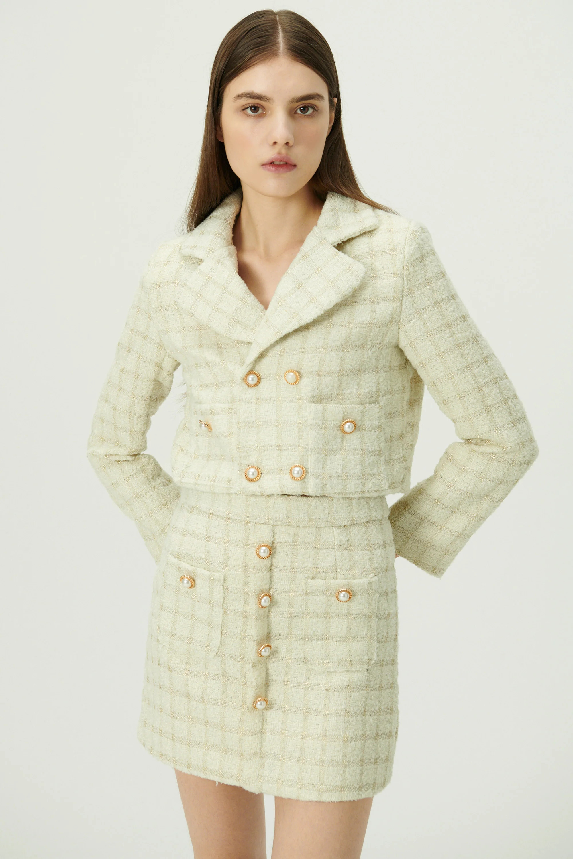 Ale Tweed Blazer and Skirt | Storets (Global)
