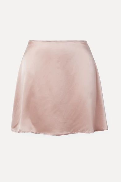 Benson silk-satin mini skirt | NET-A-PORTER (US)