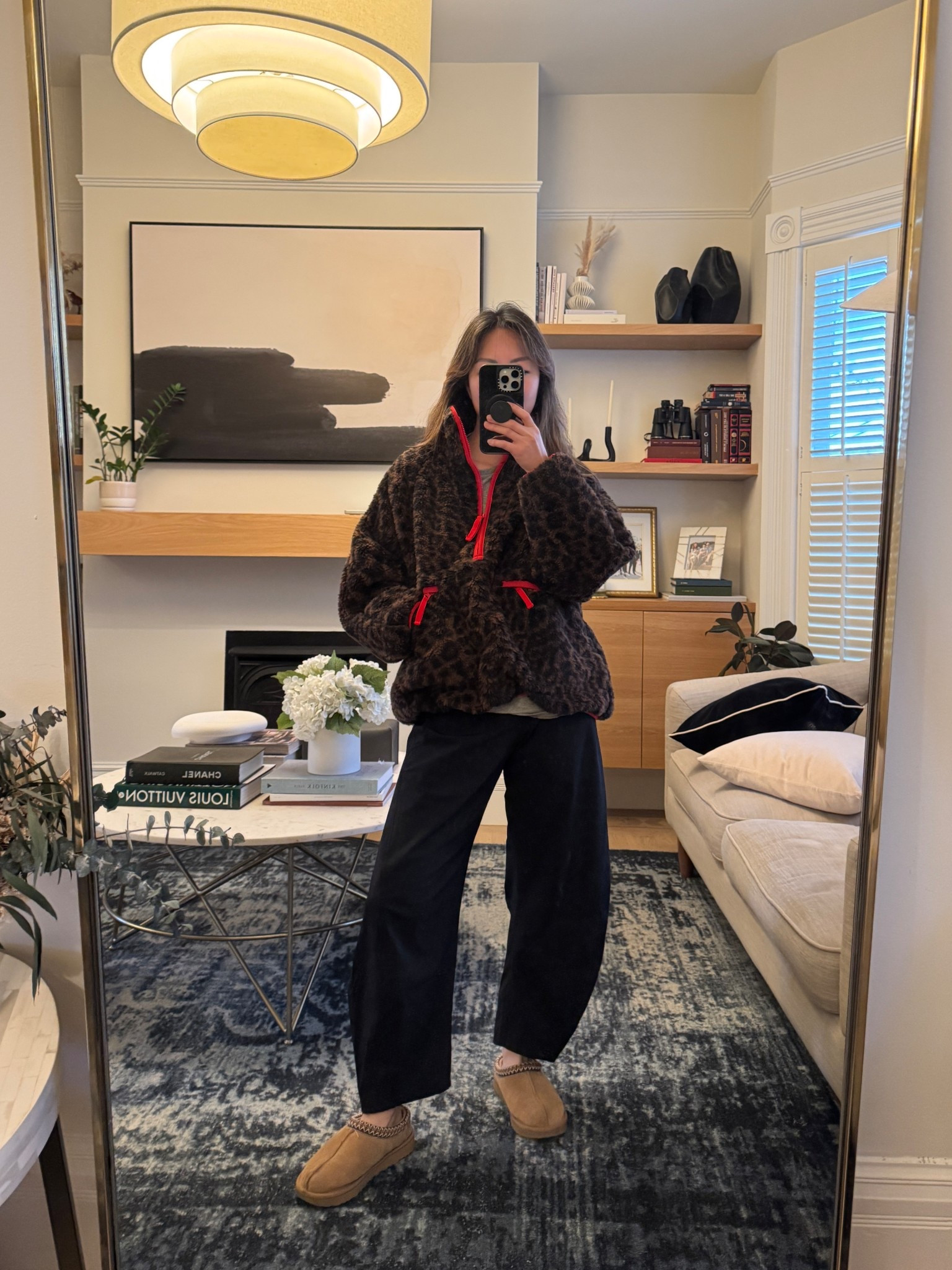 Wearing size XS/S in the sweater