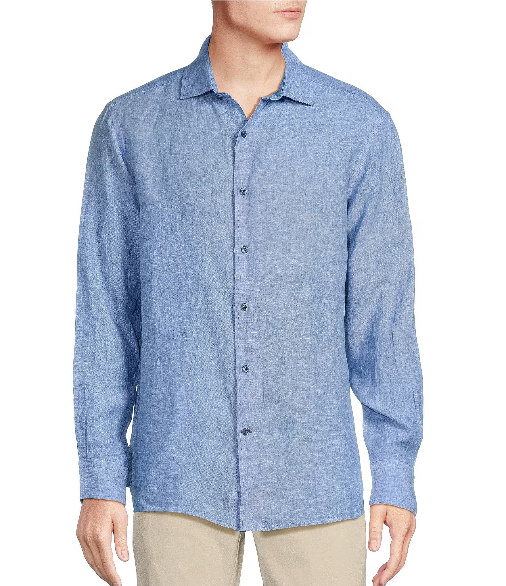 Cremieux Blue Label French Linen Collection Long Sleeve Woven Shirt | Dillard's | Dillard's