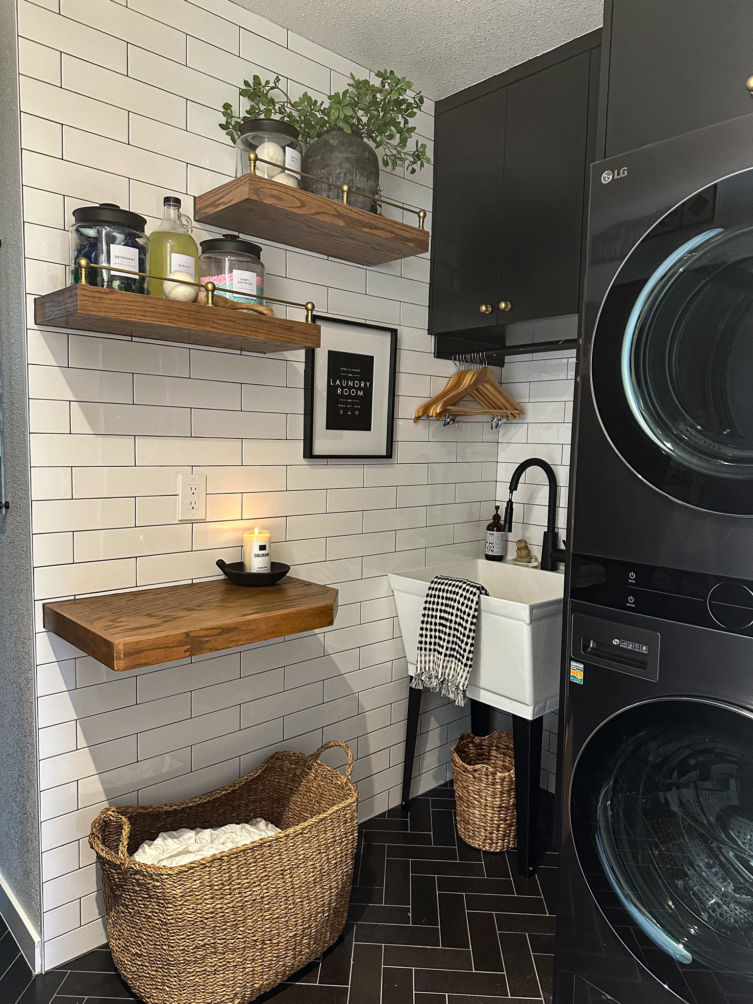 Laundry room details & the cutest Turkish towel I ever did see! ♥️ 

#LTKstyletip #LTKhome #LTKfindsunder100