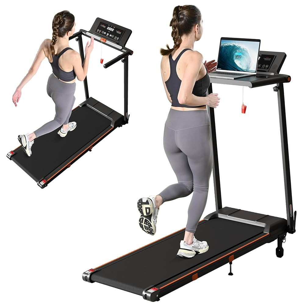 Treadmill with Incline, 3 in 1 Under Desk Treadmill Walking Pad with Removable Desk Workstation 3... | Amazon (US)