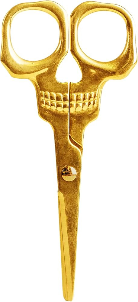 Suck UK Skull Scissors Gold Scissors Scissors All Purpose Gold Office Supplies And Accessories Go... | Amazon (US)