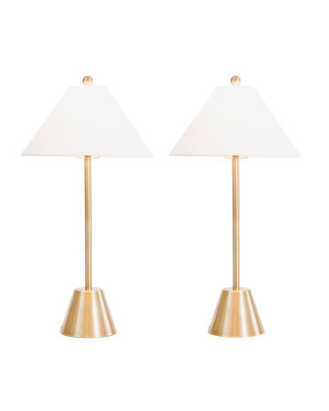 2pk 28in Buffett Coolie Shade Table Lamps | TJ Maxx