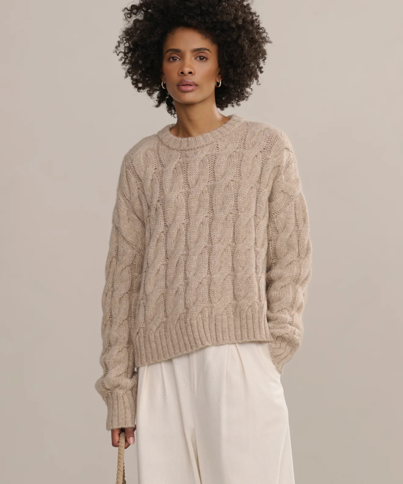 Cable Serena Crewneck | Jenni Kayne