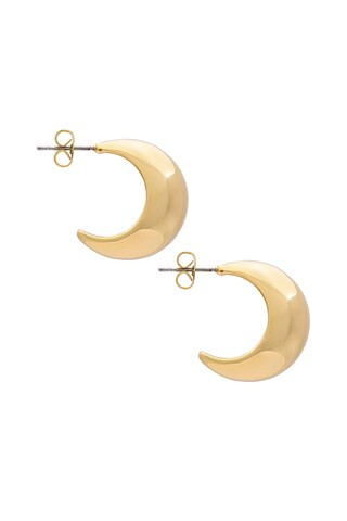 Mini Tsuki Hoop Earring | Revolve Clothing (Global)