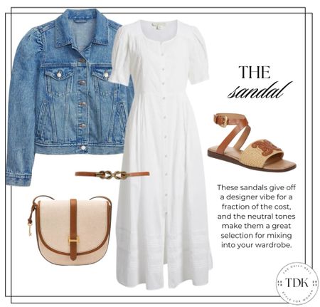 A flat, neutral pair of sandals is a cersatile and stylish footwear choice that can be easily matched with a variety of outfits.

#LTKOver40 #LTKStyleTip #LTKShoeCrush
