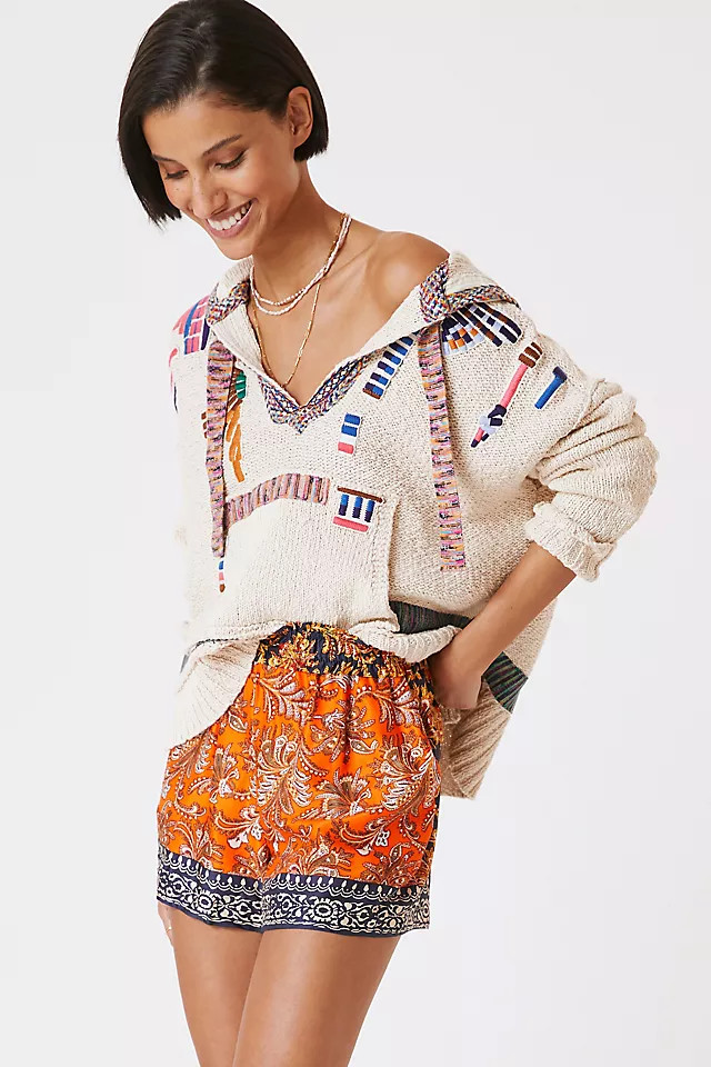 Printed Pull-on Shorts | Anthropologie (US)