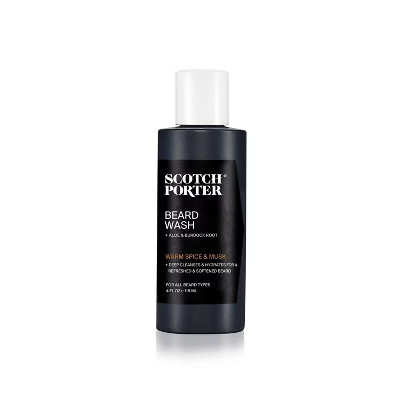 Scotch Porter- Moisturizing Beard Wash – 4 fl oz: All Hair Types, Combination & Dry Skin, Cedar Scent, Liquid Form | Target