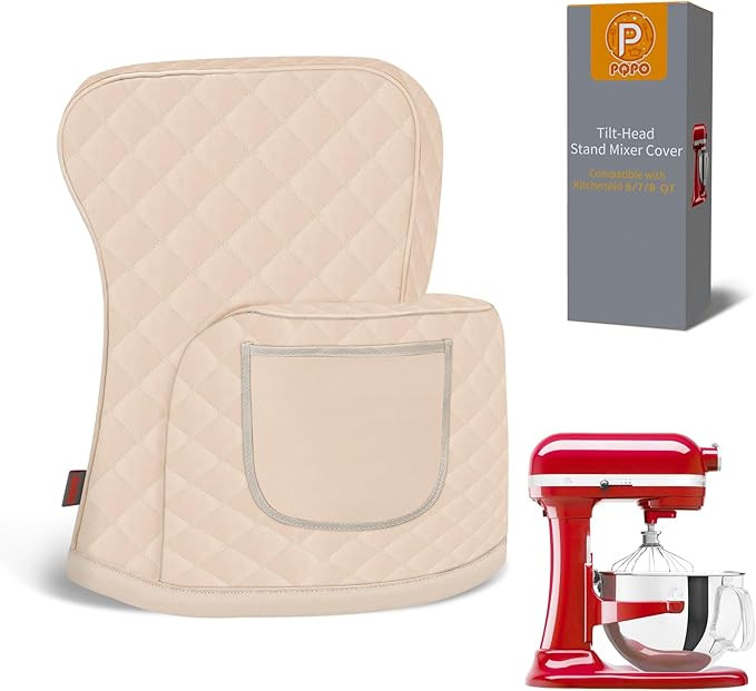 Stand Mixer Cover Compatible with KitchenAid 6/7/8 Quart Bowl-Lift Mixer, Quilted Waterproof Appl... | Amazon (US)