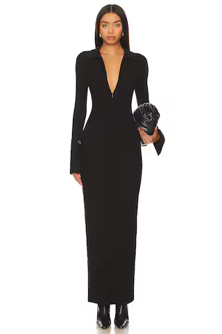 The Line by K Candela Maxi Dress in Black from Revolve.com | Revolve Clothing (Global)