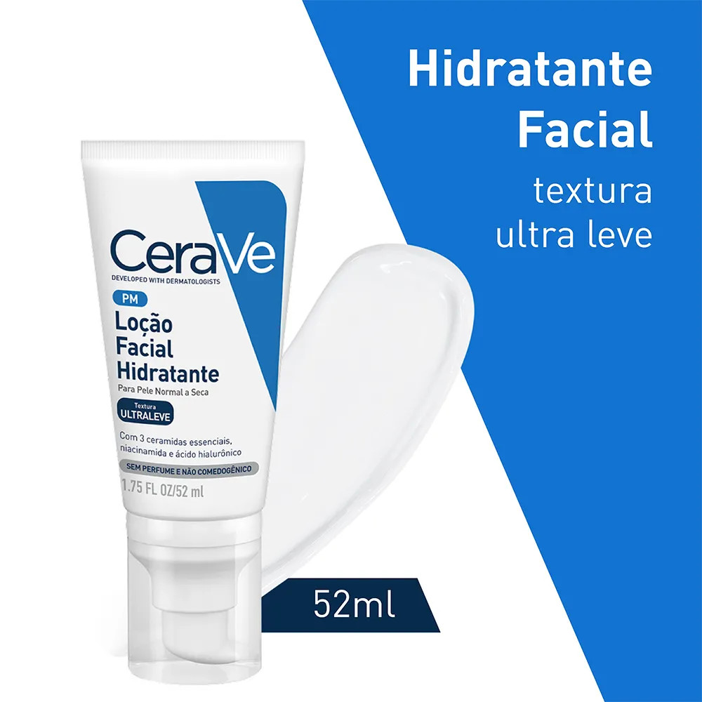 Loção Hidratante Facial CeraVe 52 ml | Amobeleza (BR)