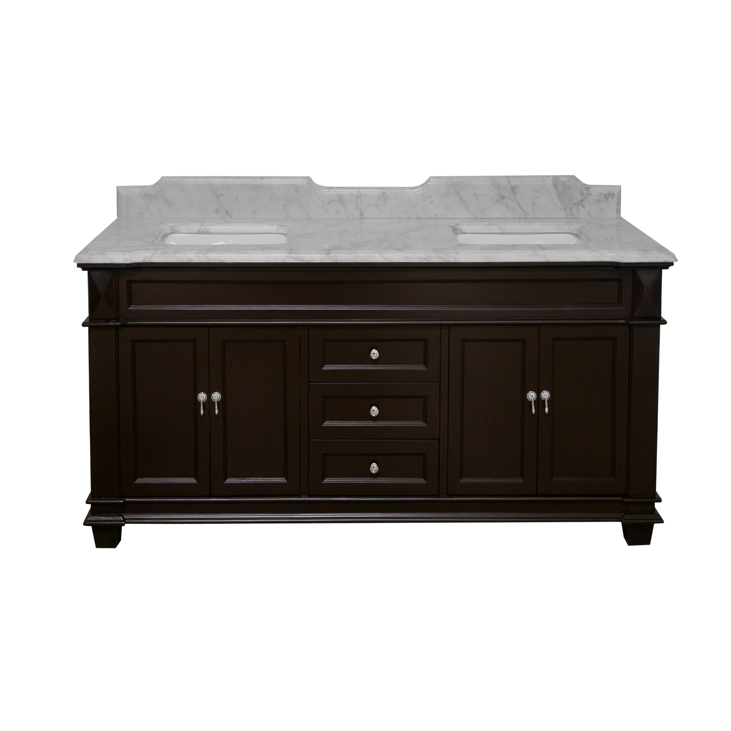 Ensa 72'' Double Bathroom Vanity with Top | Wayfair North America
