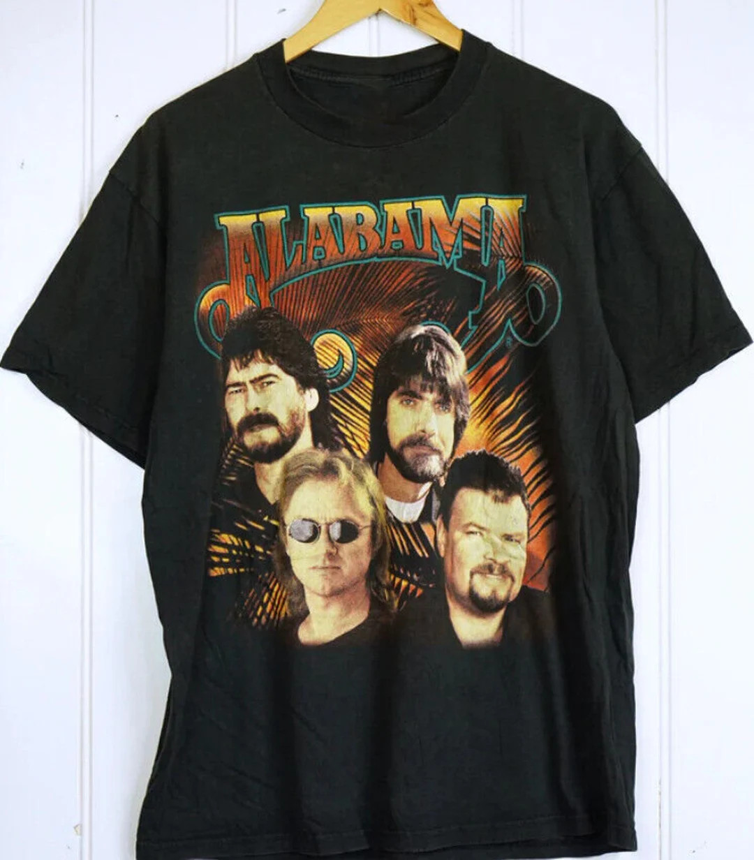Alabama Band T-Shirt, Vtg 1988 Alabama Country Music Band Shirt, 90s Alabama 'Dancin' On The Boul... | Etsy (US)
