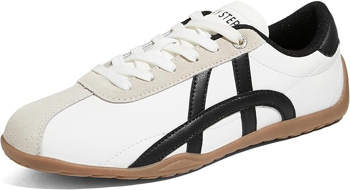 LUCKY STEP Women's Casual Walking Shoes Thin Sole Trendy Stylish Trainer Lightweight Footwear Sue... | Amazon (US)