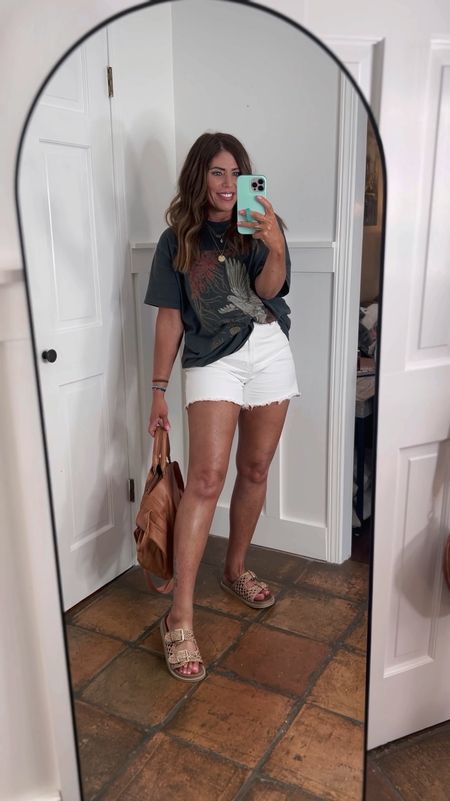 Abercrombie shorts are 25% off now through the 13th

Save an extra 15% off with code jenreed

Tee is sold out but I linked similar tees here!
Sandals are so good and only $29.99
My jewelry is from @wearethenarrative and you can save 20% off your purchase with my code DELPHA20


#LTKFindsUnder100 #LTKOver40 #LTKSaleAlert